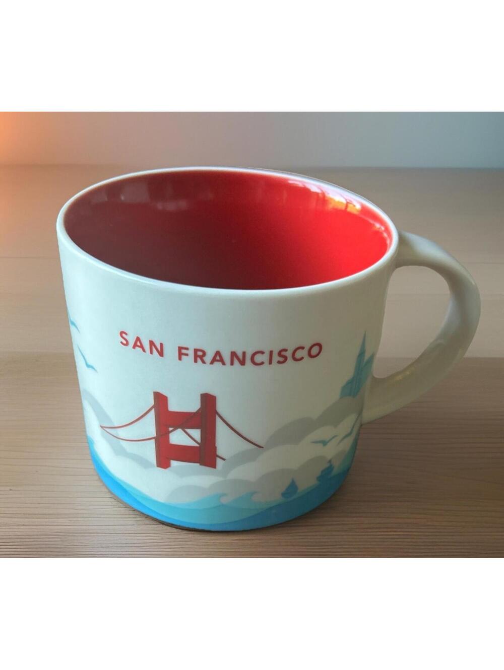 Starbucks YOU ARE HERE Series SAN FRANCISCO 14 fl oz Mug 2015 Golden Gate Bridge